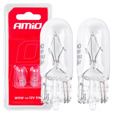 Automobilinė lemputė T10 (W5W) 12V 5W AMiO